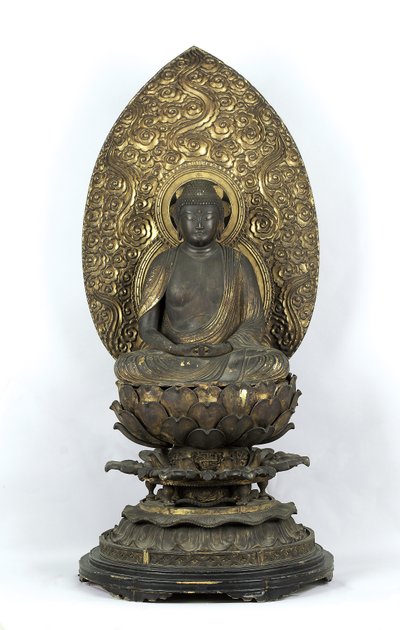 Amida Buda (ahşap) by Japanese School