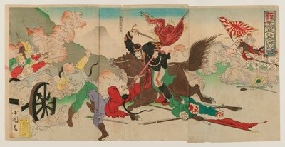 Savaş sahnesi by Japanese School