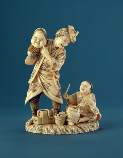 Şovmen, Okimono, Meiji Dönemi by Japanese School