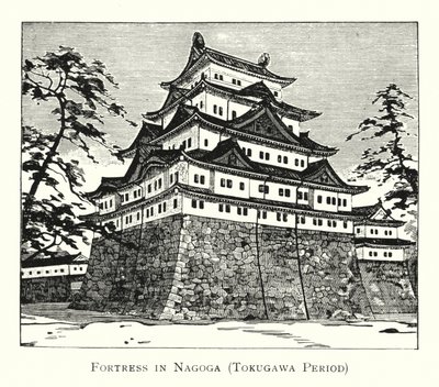 Nagoga'daki Kale, Tokugawa Dönemi (lito) by Japanese School