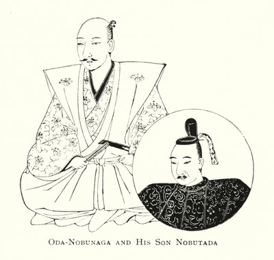Oda-Nobunaga Teklifi ve Giderleri Nobutada Mura by Japanese School
