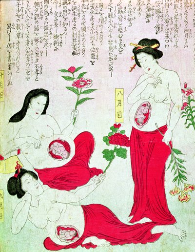 Hamile Kadınlar, 1881 by Japanese School