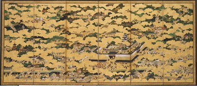 Rakuchu rakugai zu (İçinde ve çevresinde sahneler
Başkent) by Japanese School