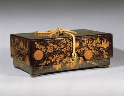 Ryoshibako Belge Kutusu (cila ve altın maki-e) by Japanese School