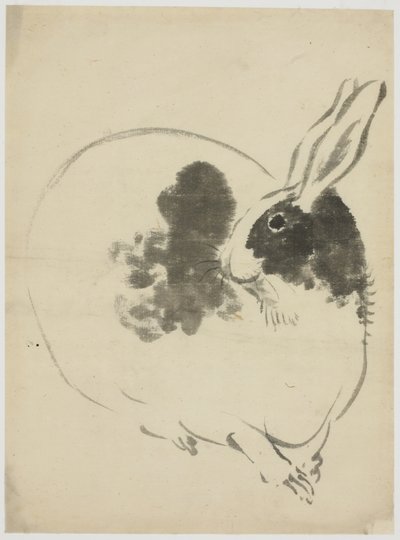 benekli tavşan by Japanese School