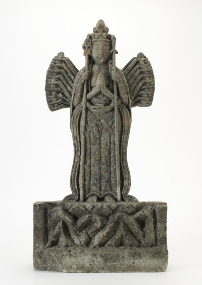 Heykelcik (kaba gri taş) by Japanese School