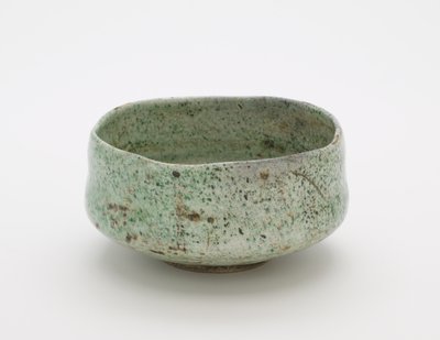 Sahte Raku mührü olan çay kasesi, bilinmeyen Raku atölyesi by Japanese School
