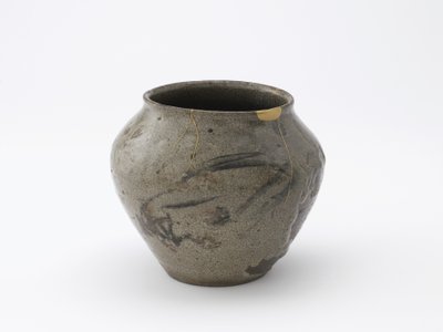 Çay töreni su kavanozu, Saga ili, Edo dönemi, 17.-18. yüzyıl (seramik) by Japanese School