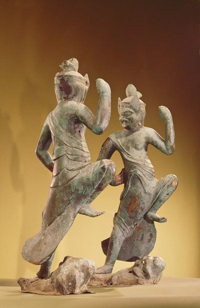 Zao Gongen, Heian Period (794-1185) (gilt bronze) by Japanese School