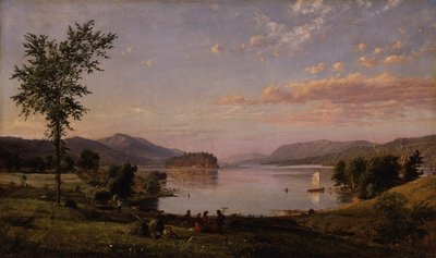 Greenwood Gölü, New Jersey, 1866 by Jasper Francis Cropsey