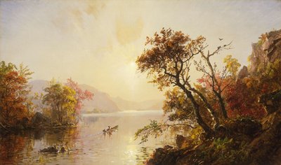 Koydan kürek çekmek, 1878 by Jasper Francis Cropsey