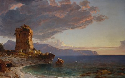 Capri Adası, 1893 by Jasper Francis Cropsey