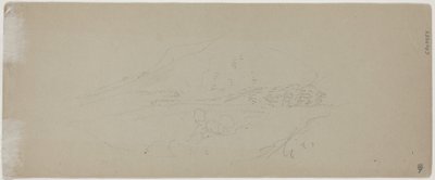 Bir Dağın Görünümü [verso] by Jasper Francis Cropsey