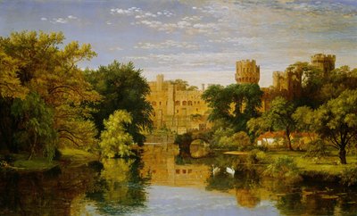 Warwick Kalesi, İngiltere, 1857. by Jasper Francis Cropsey