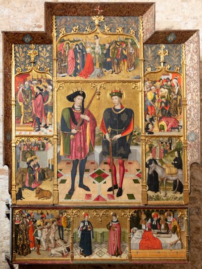 Altarpiece (Aziz Abdó ve Senén Altarpiece) by Jaume Huguet