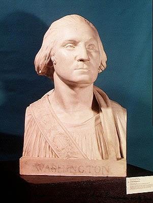 ಜಾರ್ಜ್ ವಾಷಿಂಗ್ಟನ್ (1732-99) c.1785 (ಮಾರ್ಬಲ್) ಟರ್ಕಿಯ ಪ್ರತಿಮೆ by Jean Antoine Houdon