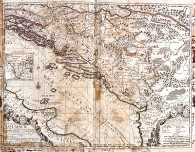 Hırvatistan, Bosna Hersek, Sırbistan, Kuzey Arnavutluk, Karadağ by Jean-Baptiste Nolin