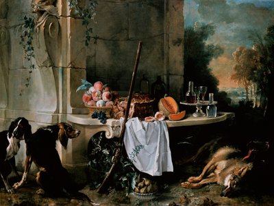 ölü kurt by Jean Baptiste Oudry