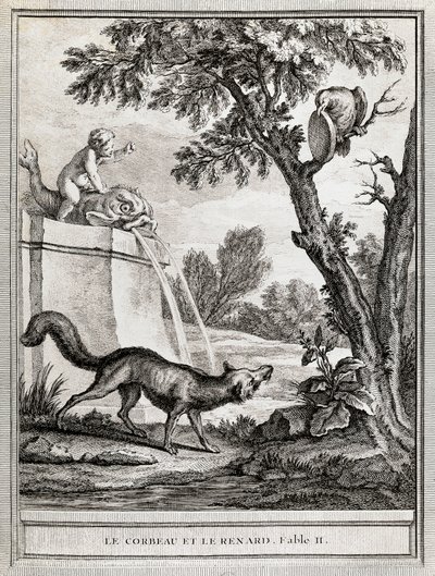 Karga ve Tilki, Jean-Baptiste Oudry