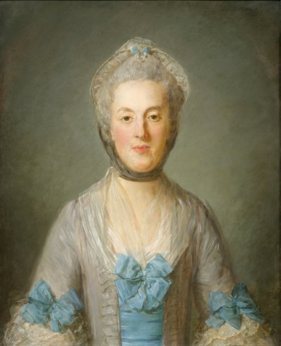 Bir Bayan Portresi by Jean Baptiste Perronneau