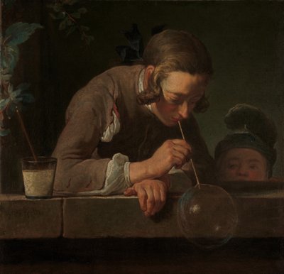Sabun Köpüğü, c.1733-34 (tuval üzerine yağlı boya) by Jean Baptiste Simeon Chardin