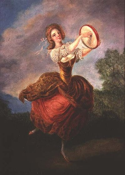 Tef ile dansçı by Jean Frederic Schall