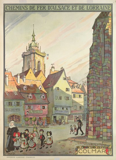 Colmar afişi by Jean-Jacques Waltz