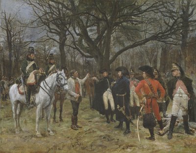 Bilgi - Genel Desaix ve Köylü by Jean Louis Ernest Meissonier