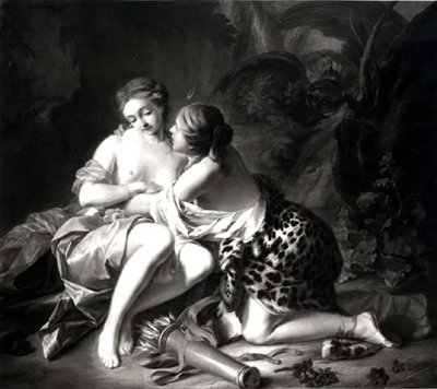 Jüpiter ve Callisto by Jean Simon Berthelemy
