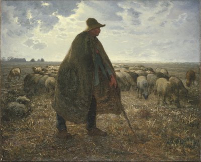 sürüsünü güden çoban by Jean Francois Millet