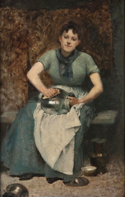 Hizmetçi, c.1875-90 by Jean Alexandre Joseph Falguiere