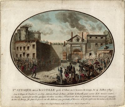 14 Temmuz 1789 1789 Bastille Baskını by Jean Alexis Cornu