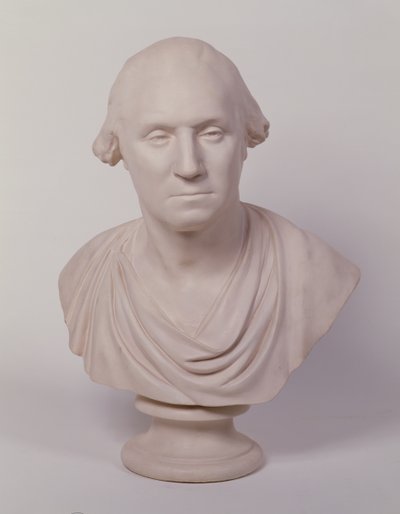 George Washington (boyalı sıva) by Jean Antoine Houdon