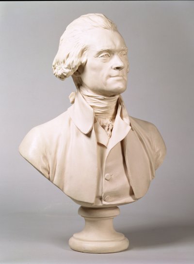 Thomas Jefferson (1743-1826) 1789 (alçı) by Jean Antoine Houdon
