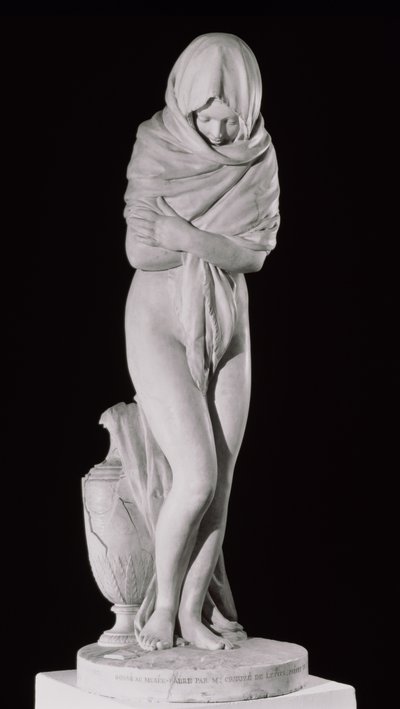 Kış veya Soğuk Kadın (mermer) by Jean Antoine Houdon