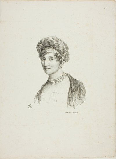 Sarıklı Kadın Portresi by Jean Antoine Laurent