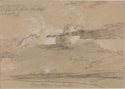 Dağların Üzerindeki Bulutların İncelenmesi by Jean Antoine Linck