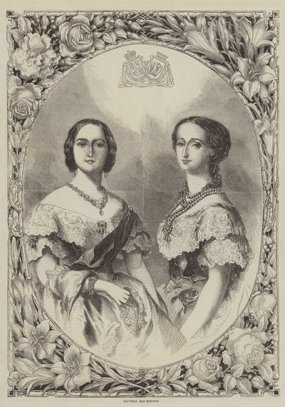 Victoria ve Eugenie by Jean Antoine Valentin Foulquier
