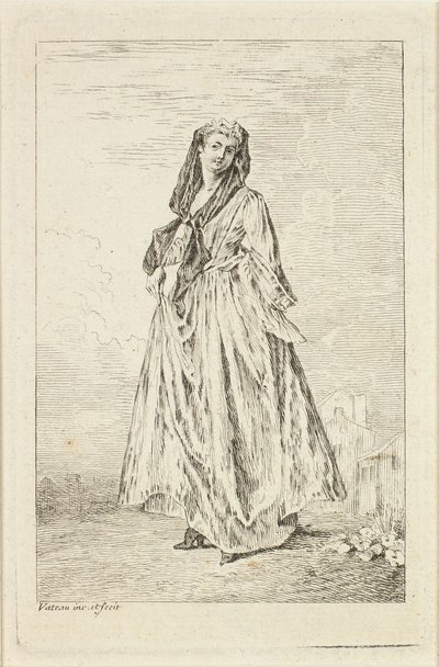 modların rakamları by Jean Antoine Watteau