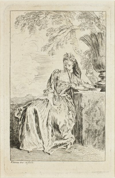 modların rakamları by Jean Antoine Watteau
