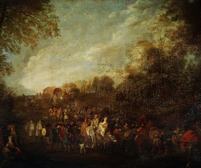 Yürüyen Birlikler by Jean Antoine Watteau