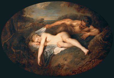 Perisi ve Satyr Jüpiter ve Antiope by Jean Antoine Watteau