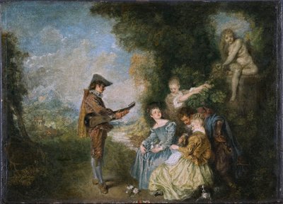  by Jean Antoine Watteau
