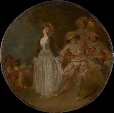 Ülke Dansı by Jean Antoine Watteau