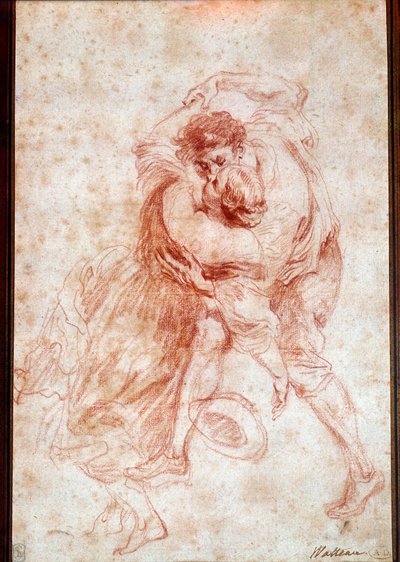 Beraberlik öpücüğü Jean Antoine Watteau