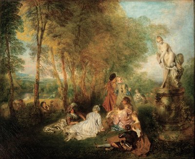 Aşk Bayramı, ca. 1718-1719 by Jean Antoine Watteau