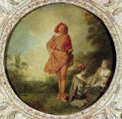 Gururlu Adam, 1715 by Jean Antoine Watteau