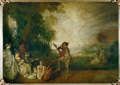 Konser by Jean Antoine Watteau