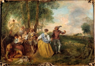 Çobanlar. Jean Antoine Watteau
