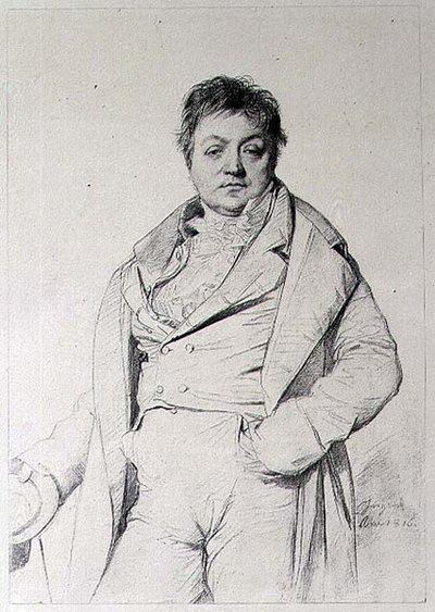 Bir Adamın Portresi by Jean Auguste Dominique (after) Ingres